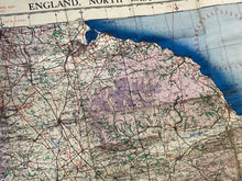 Lade das Bild in den Galerie-Viewer, Original WW2 British Army / RAF Bases Map - North East England
