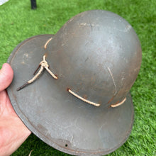 Load image into Gallery viewer, Original WW2 British Home Front Civillian Zuckerman Helmet &amp; Liner - 1941 Dated
