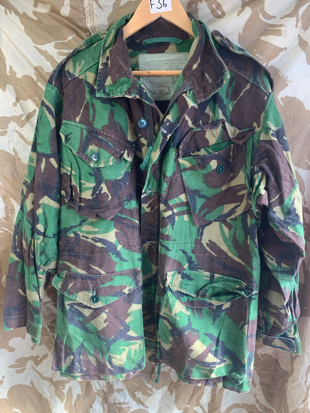 Genuine British Army Smock Combat Jungle DPM Camouflage - Size 170/104