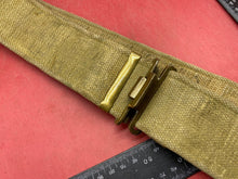 Charger l&#39;image dans la galerie, Original British Army 37 Pattern Webbing Belt with Brass Fittings - Approx 38&quot;
