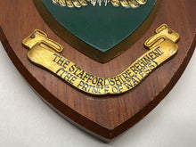 Charger l&#39;image dans la galerie, Genuine British Army Regimental Wall Plaque - The Staffordshire Regiment PoW
