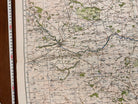 Original WW2 British Army GSGS OS Map of England - Darlington - The Militaria Shop