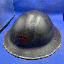 Load image into Gallery viewer, Original British Army WW2 Mk2 Combat Helmet
