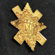 Load image into Gallery viewer, Genuine British Army Brass Cap Badge - Glasgow Highlanders - The Militaria Shop
