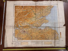 Original WW2 British Army RAF Navy Base Map of Scotland The Forth, Clyde & Tay - The Militaria Shop