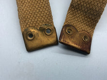 Load image into Gallery viewer, Original WW2 British Army Tan Webbing Shoulder Strap 37 Pattern
