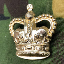 Load image into Gallery viewer, Original British Staybrite Army Cap - WO2 Crown - The Militaria Shop
