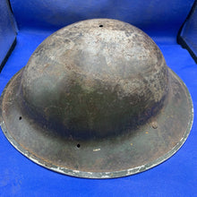 Load image into Gallery viewer, Original WW2 British Army Mk2 Brodie Combat Helmet - South African Made
