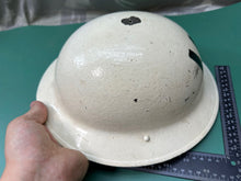 Load image into Gallery viewer, Original WW2 British Civil Defence Home Front Warden Helmet - Repainted
