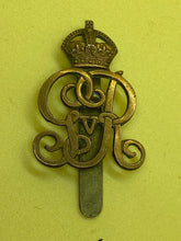 Load image into Gallery viewer, Original Norfolk Yeomanry GV Norfolk Yeomanry (Kings Own Royal Regt) Cap Badge
