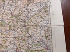 Original WW2 British Army GSGS OS Map of England - Bishop's Castle - The Militaria Shop