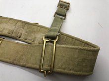 Load image into Gallery viewer, Original British Army WW2 37 Pattern Belt &amp; Brace Adaptors Set - 38&quot; Waist
