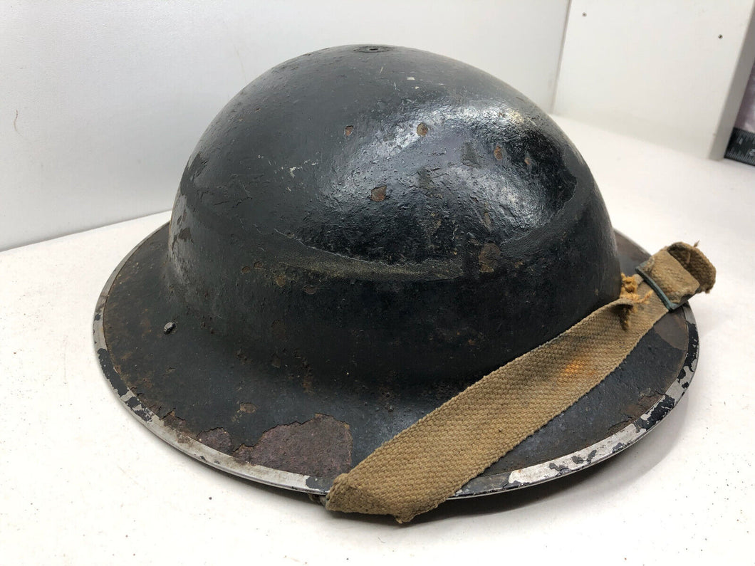 Original WW2 British Civil Defence Home Front Mk2 Brodie Helmet