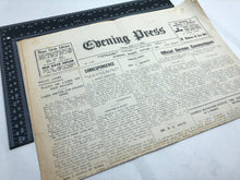 Load image into Gallery viewer, Original WW2 British Newspaper Channel Islands Occupation Guernsey - Jan 1941
