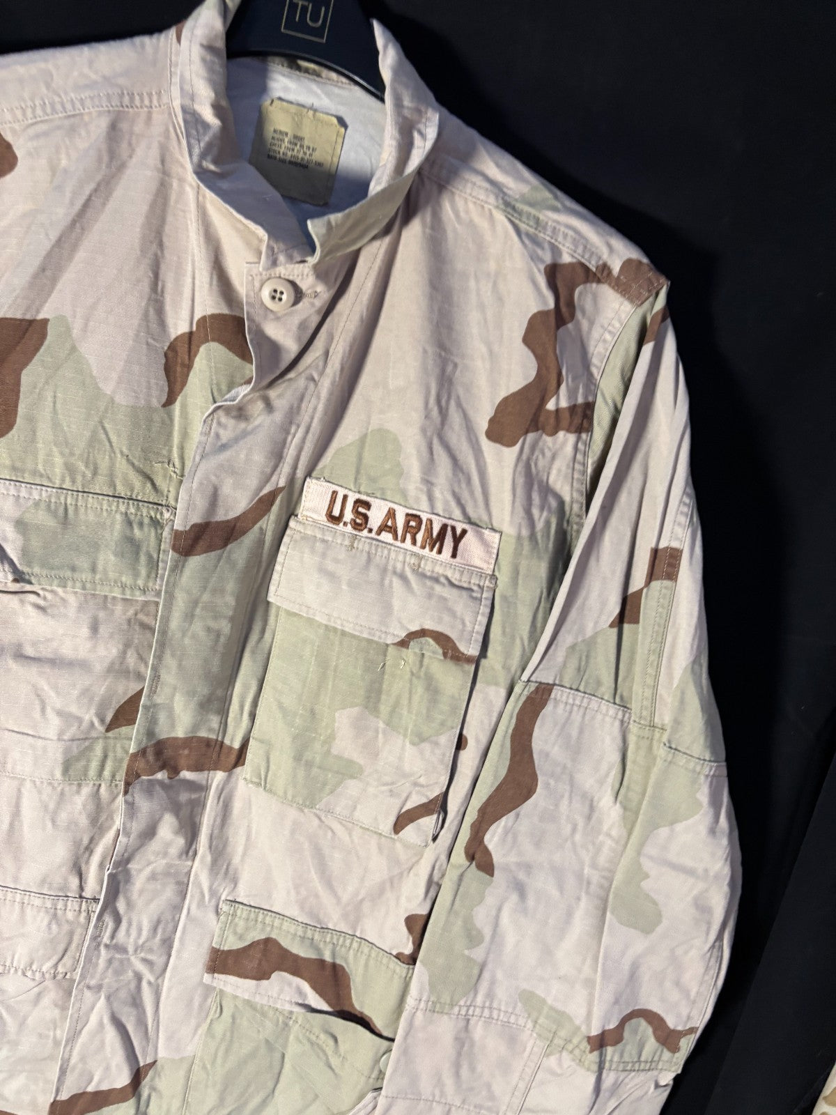 Gulf War US Army DCU Camouflaged Combat Field Coat/Jacket - Medium/Short - The Militaria Shop