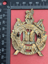 Load image into Gallery viewer, Original WW1 British Army Cap Badge - King&#39;s Own Scottish Borderers -Kings Crown
