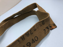 Load image into Gallery viewer, Original WW2 British Army Tan Webbing Shoulder Strap 37 Pattern
