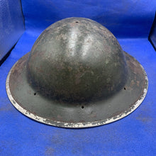 Load image into Gallery viewer, Original WW2 Mk2 British Army Brodie Combat Helmet
