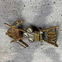 Load image into Gallery viewer, Original WW1/WW2 British Army 12th Lancers Cap Badge
