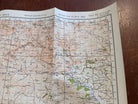 Original WW2 British Army GSGS OS Map of England & Wales - The Cheviot Hills - The Militaria Shop