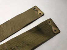 Load image into Gallery viewer, Original WW2 British Army 37 Pattern Canvass L Straps Set
