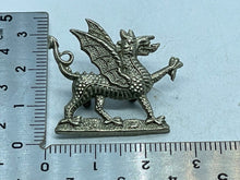 Load image into Gallery viewer, Original 1st Bn. The Monmouthshire Regiment Officer&#39;s Collar Badge - The Militaria Shop
