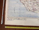 Original WW2 British Army GSGS OS Map of Wales - Pontypridd & Barry - The Militaria Shop