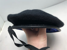 Charger l&#39;image dans la galerie, Genuine British Army Dark Blue/Black Regimental Beret Hat - Size 58cm
