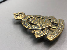 Load image into Gallery viewer, Original WW2 British Army RAOC Royal Army Ordnance Corps Cap Badge
