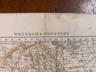 Original WW2 British Army GSGS OS Map of Great Britain - Wrexham & Oswestry - The Militaria Shop