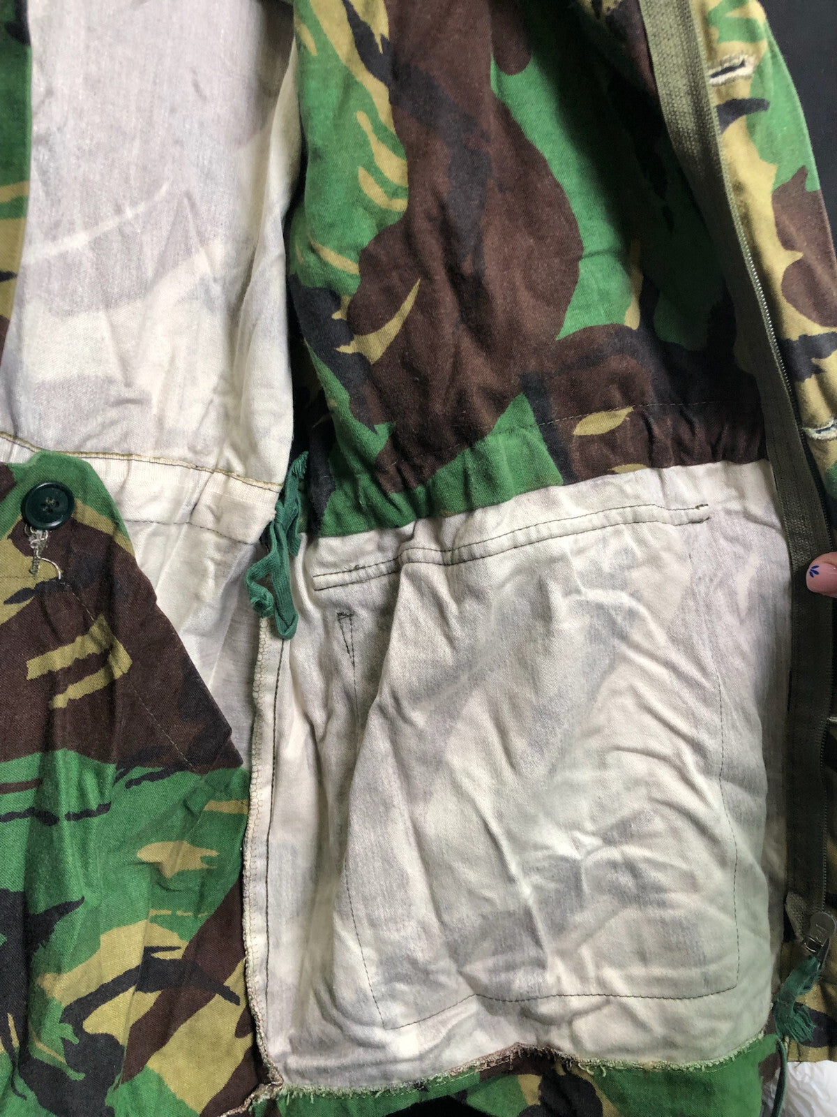 Vintage British Army Surplus Camouflaged Combat DPM Jacket - Size 170/96 - The Militaria Shop