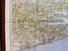 Original WW2 British Army GSGS OS Map of England - Hastings - The Militaria Shop