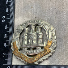 Load image into Gallery viewer, Original WW2 British Army Cap Badge - Northamptonshire Regiment
