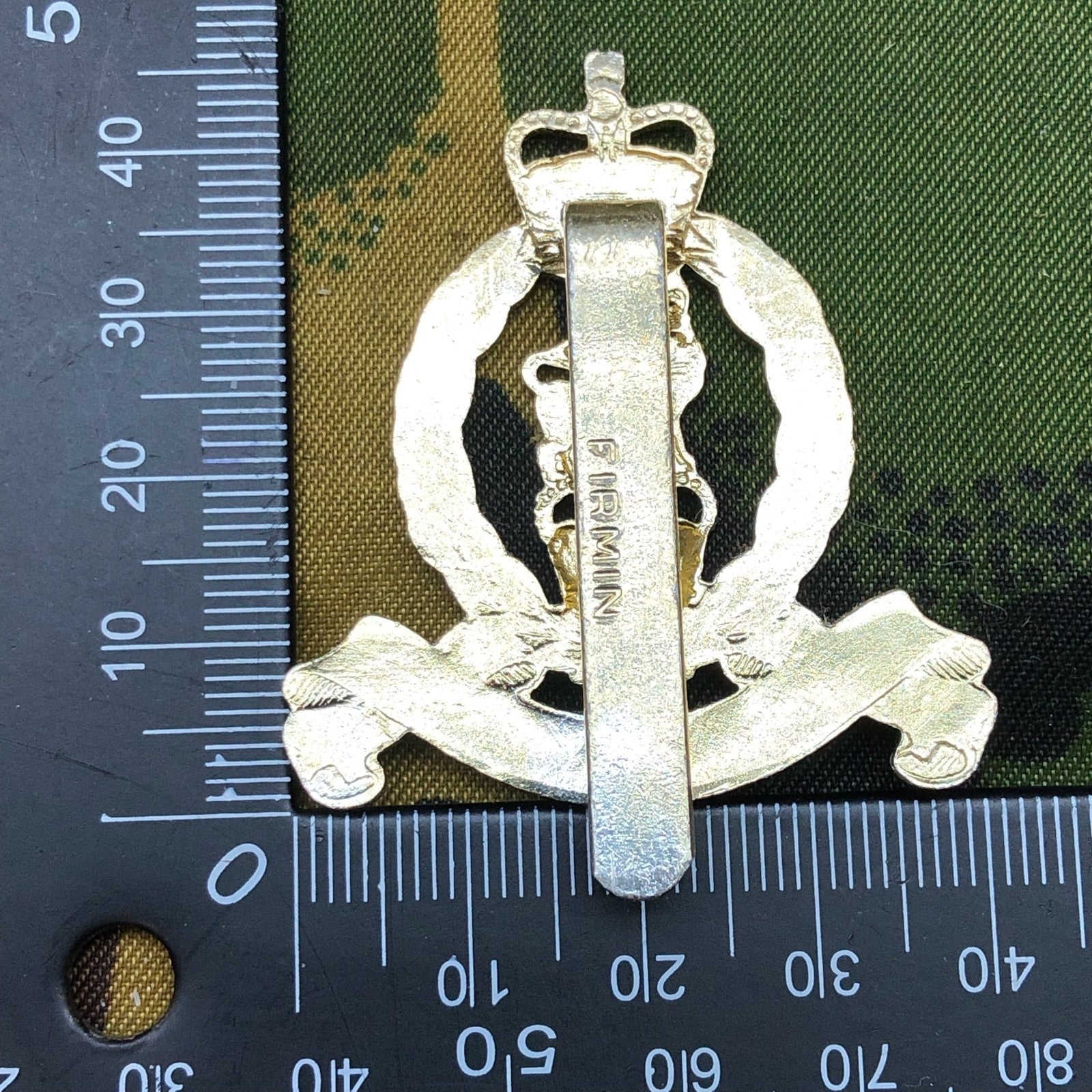 Original British Staybrite Army Cap Badge - Adjutant General's Corps - The Militaria Shop