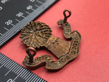 Load image into Gallery viewer, Original WW1 British Army Lothian and Berwickshire Imperial Yeomanry Cap Badge
