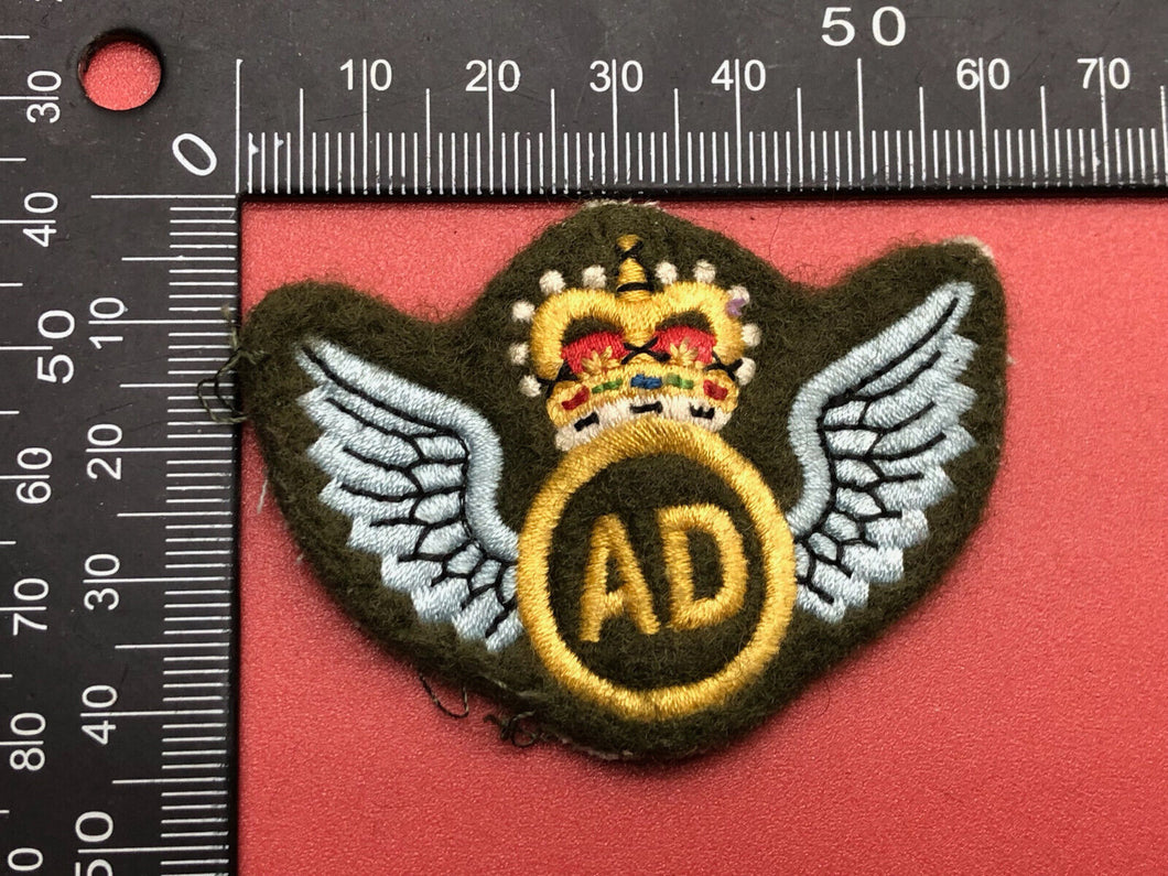 British Army Aerial Despatch Queen's Crown Wings