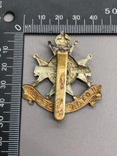 Load image into Gallery viewer, Original British Army WW2 Notts &amp; Derby Sherwood Forresters Cap Badge
