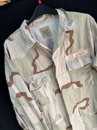 Gulf War US Army DCU Camouflaged Combat Field Coat/Jacket - Large/ Long - The Militaria Shop