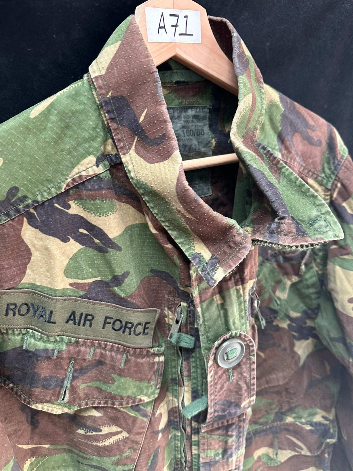 Genuine British Army DPM Camouflaged Combat Field Jacket - Size 160/88 - The Militaria Shop