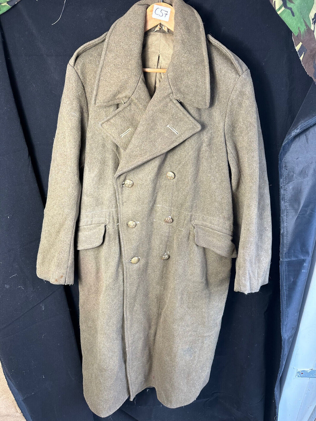 Original WW2 British Army Soldiers Greatcoat 1940 Pattern - 43