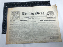 Load image into Gallery viewer, Original WW2 British Newspaper Channel Islands Occupation Guernsey - Jan 1941
