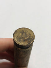 Load image into Gallery viewer, Original WW1 / WW2 British Army SMLE Lee Enfield Rifle Brass Oil Bottle
