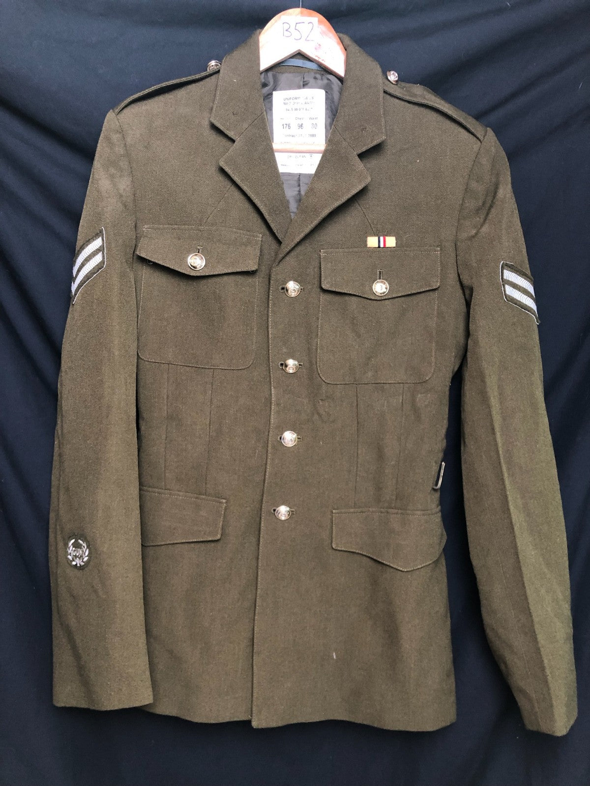 British Army Grade 1 No.2 Dress Uniform Jacket - Size 176/96/80 - The Militaria Shop