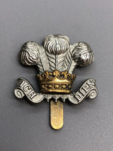 Load image into Gallery viewer, Original WW2 British Army Welch Regiment Cap Badge
