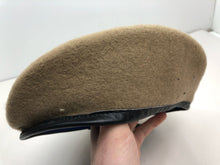 Load image into Gallery viewer, Genuine British Army SAS / Army Khaki Regimental Beret Hat - Size 56cm
