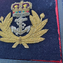 Load image into Gallery viewer, British Royal Navy Bullion Embroidered Blazer Badge
