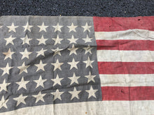 Load image into Gallery viewer, Original WW2 US Army 48 Stars &amp; Stripes Flag - Well Worn
