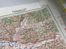 Load image into Gallery viewer, Original WW2 German Army Map of Bordeaux, France
