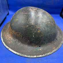 Load image into Gallery viewer, Original WW2 British Army Mk2 Brodie Combat Helmet
