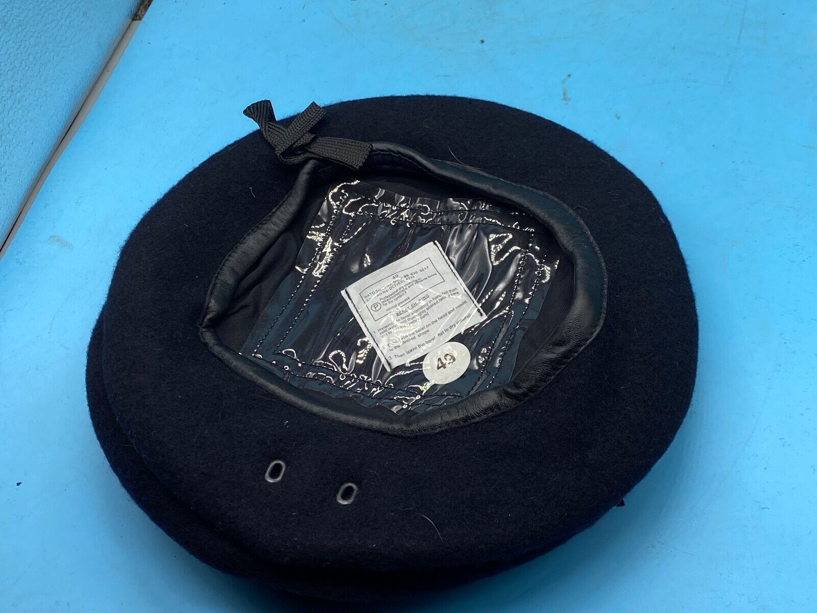 Original British Army- All Regiments Beret Blue- Dress Uniform Hat NEW - Size 49 - The Militaria Shop
